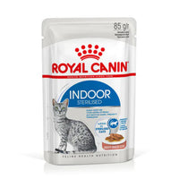 Royal Canin - Indoor Sterilised in Gravy 85g Pouch - 12 Pack