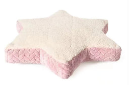 Happy Pet - Christmas Star Bed - Pink/White