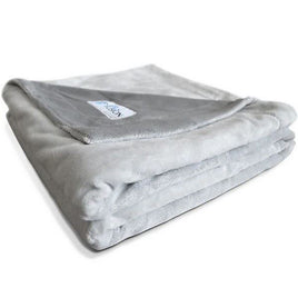 PetFusion - Premium Reversible Micro Plush Pet Blanket Gray - XL (152x122cm)