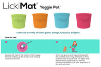 Lickimat - Yoggie Pot - Orange