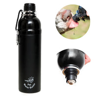 Lick n Flow - Pet Water Bottle Black - 250ml