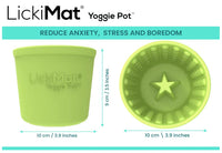 Lickimat - Yoggie Pot - Orange