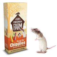 Supreme Pet - Tiny Friends Farm - Reggie Rat Chippies - 120g