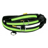 WalkingMate - Led Mesh Collar - Green - 17"-25" (25mm)