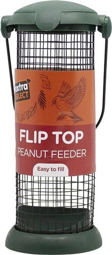 Extra Select - Hanging Flip Top Peanut Feeder - Small