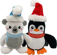 Hem & Boo - Xmas Character Dog Toys - 2pk