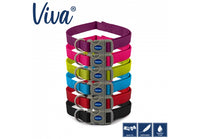 Ancol - Viva Nylon Adjustable Collar - Purple - Medium (30-50cm)