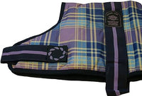 Outhwaite - Padded Tartan Dog Coat - Lilac - 41cm