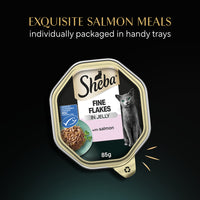 SHEBA - Fine Flakes Cat Tray - Salmon in Jelly - 85g