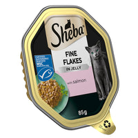 SHEBA - Fine Flakes Cat Tray - Salmon in Jelly - 85g