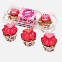 Barking Bakery - I Woof You? Valentines Mini Iced Trios