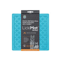 Licki Mat - Buddy Dog - Blue - 20cm