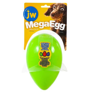 Plastic egg 2024 dog toy