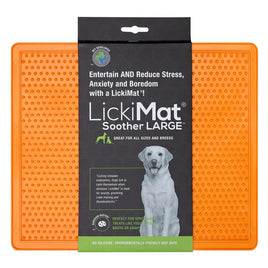 LickiMat - X Large Soother - Orange - 30 x 25cm