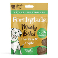 Forthglade - Meaty Bites Dog Treats - Chicken With Apple - 70g