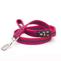 Oscar & Hooch - Signature Dog Lead - Bold Berry Red - Small