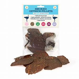 JR Pet Products - Smoked Ostrich Fillets - 80g