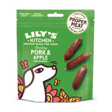 Lilys Kitchen - Dog Cracking Pork & Apple Sausages - 70g