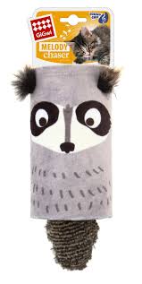 Gigwi - Melody Tube Raccoon Interactive Cat Toy