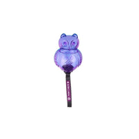 GiGwi - Push to Mute Dog Toy Ineractive Squeaker Chew Toy For Dogs - Blue/Purple Owl