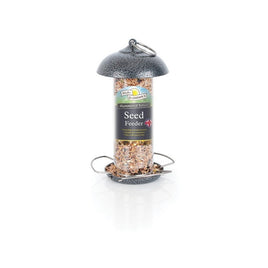 Harrisons - Hammertone Silver Mini Seed Feeder - 20cm