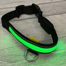 WalkingMate - Led Mesh Collar - Green - 17"-25" (25mm)