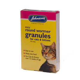 Johnsons - Easy Wormer Granules - Cats & Kittens 3Pk