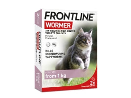 Frontline - Wormer Tablets For Cats - 2 Pack