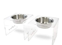 PetFusion - Single Pod Feeder in Acrylic. Short (2 pack)