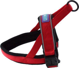 Dog & Co - Reflective & Padded Norwegian Harness - Red - Small (14-18"/35-45cm)