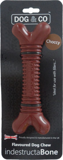 Hem & Boo - Nylon Dental Chew - Chocolate - 5" Bone