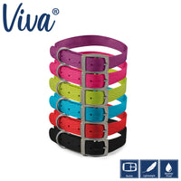 Ancol - Viva Nylon Buckle Collar - Black - Size 5 (39-48cm)