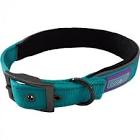 Hem & Boo - Reflective Padded Collar - Aqua - X Large