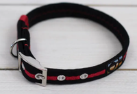 Oscar & Hooch L Collar Black & Red