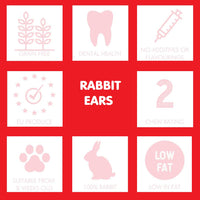 Rabbit Ear (No Fur) - Dog chew - per chew