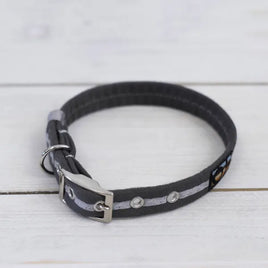 Oscar & Hooch - Dog Collar - Graphite - Large