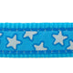 Red Dingo - Turquoise & White Star Dog Collar - X Small