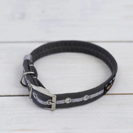 Oscar & Hooch - Dog Collar - Graphite - X Small