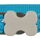 Red Dingo - Turquoise & White Star Dog Collar - X Small